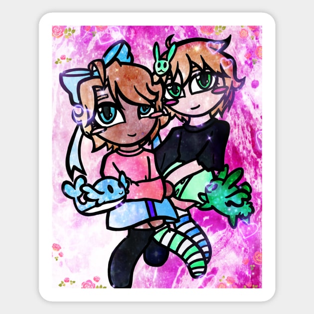 Hetalia - Pastel USUK Sticker by ScribbleSketchScoo